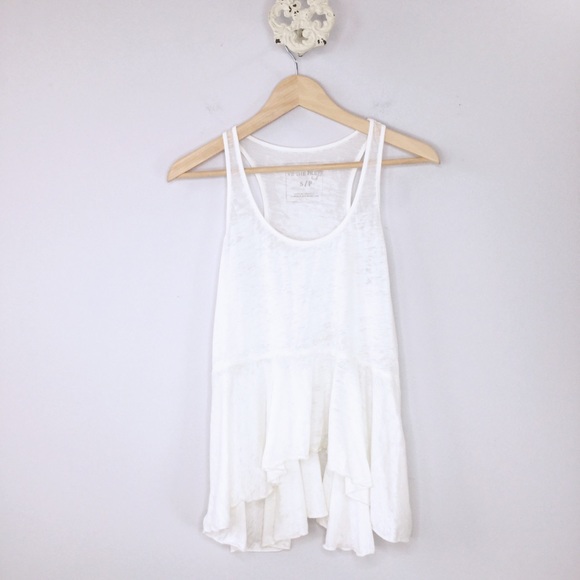 Free People Tops - Free People We The Free burnout peplum tank top